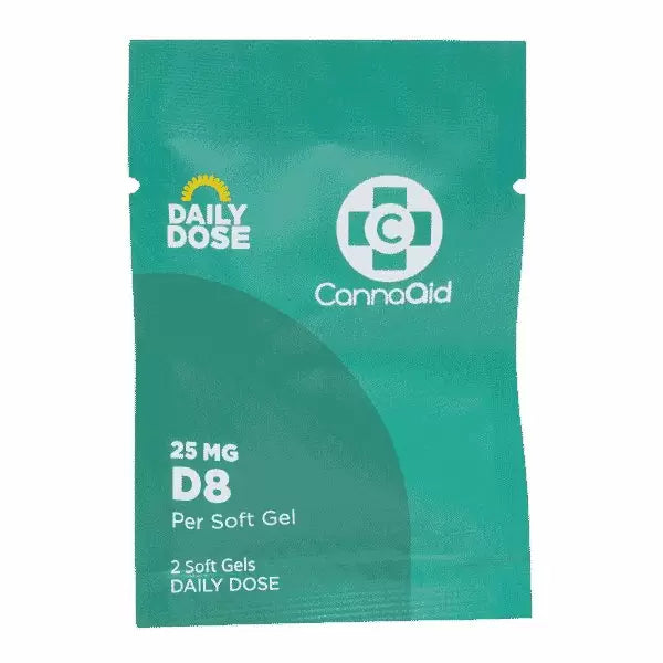CannaAid d8 Soft Gel - 2pk - 25mg