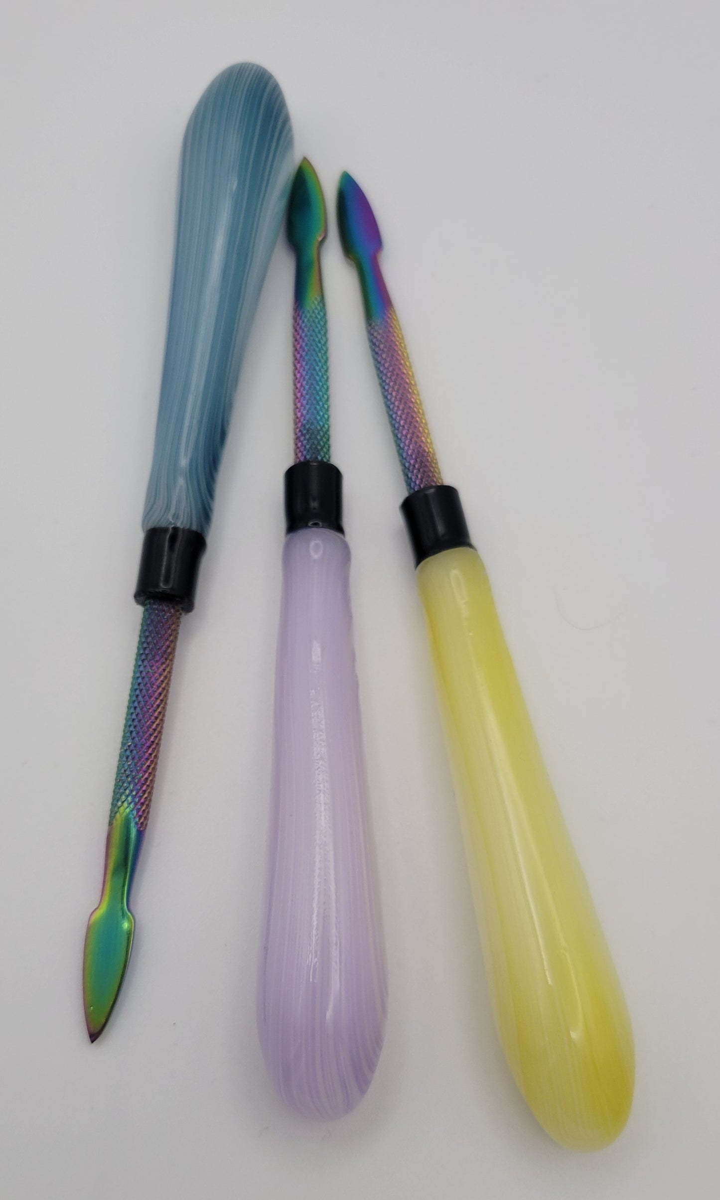 Color Round Handle Stainless Steel Dabber