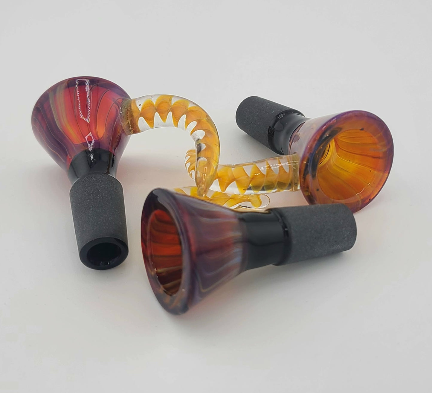 Amber Purple Slide w fume horn
