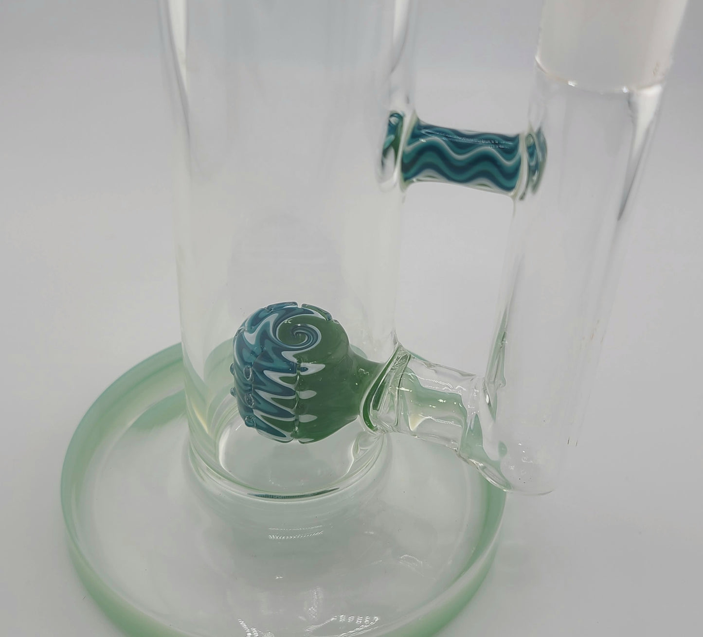 Wigwag Straight Tube w Gridded Showerhead Perc Rig