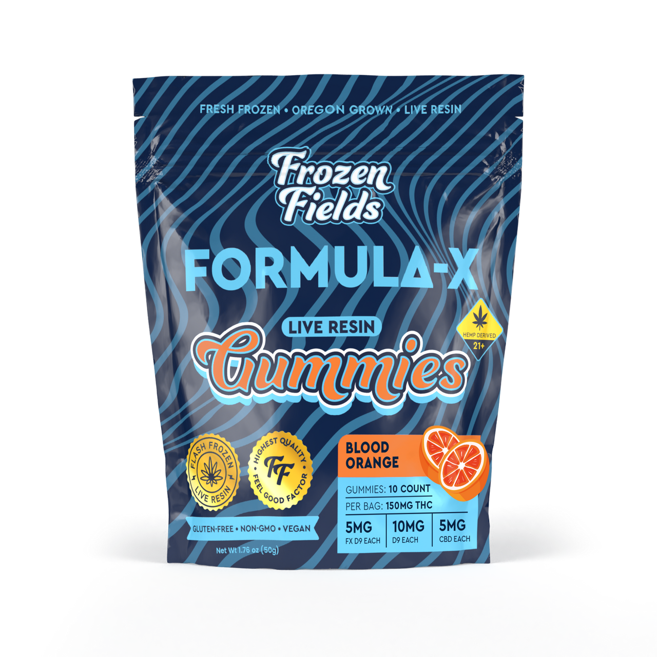 Blood Orange Live Formula-X Gummies 10pcs,150mg