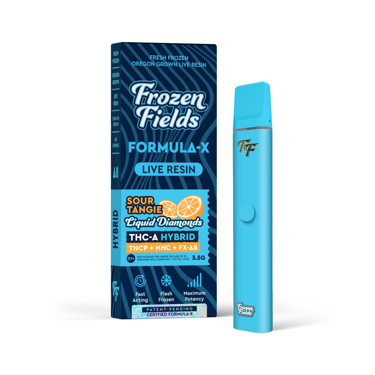 Sour Tangie Disposable 3.5g THCA-Liquid Diamonds-Fresh Frozen-Live Resin