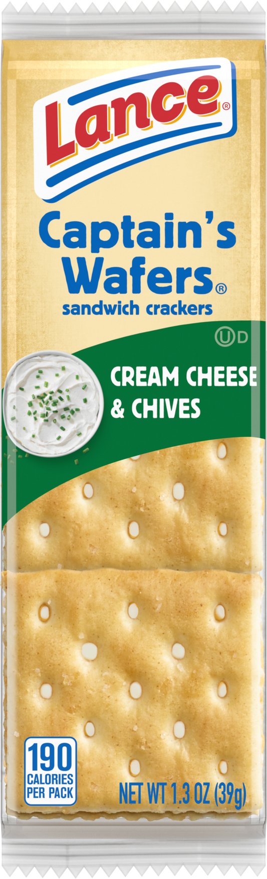 Lance Cracker Pack Captain's Wafers Cream Cheese & Chives