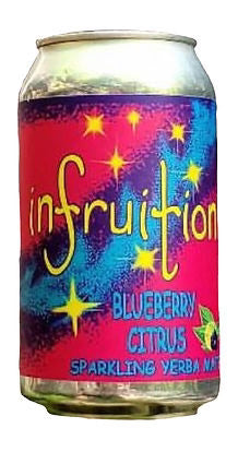 Infruition Blueberry Sparkling Yerba Mate - 12oz