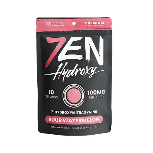 7EN Hydroxy (7-Hydroxymitragynine) Tablets - Sour Watermelon- 10x 10mg Tablets