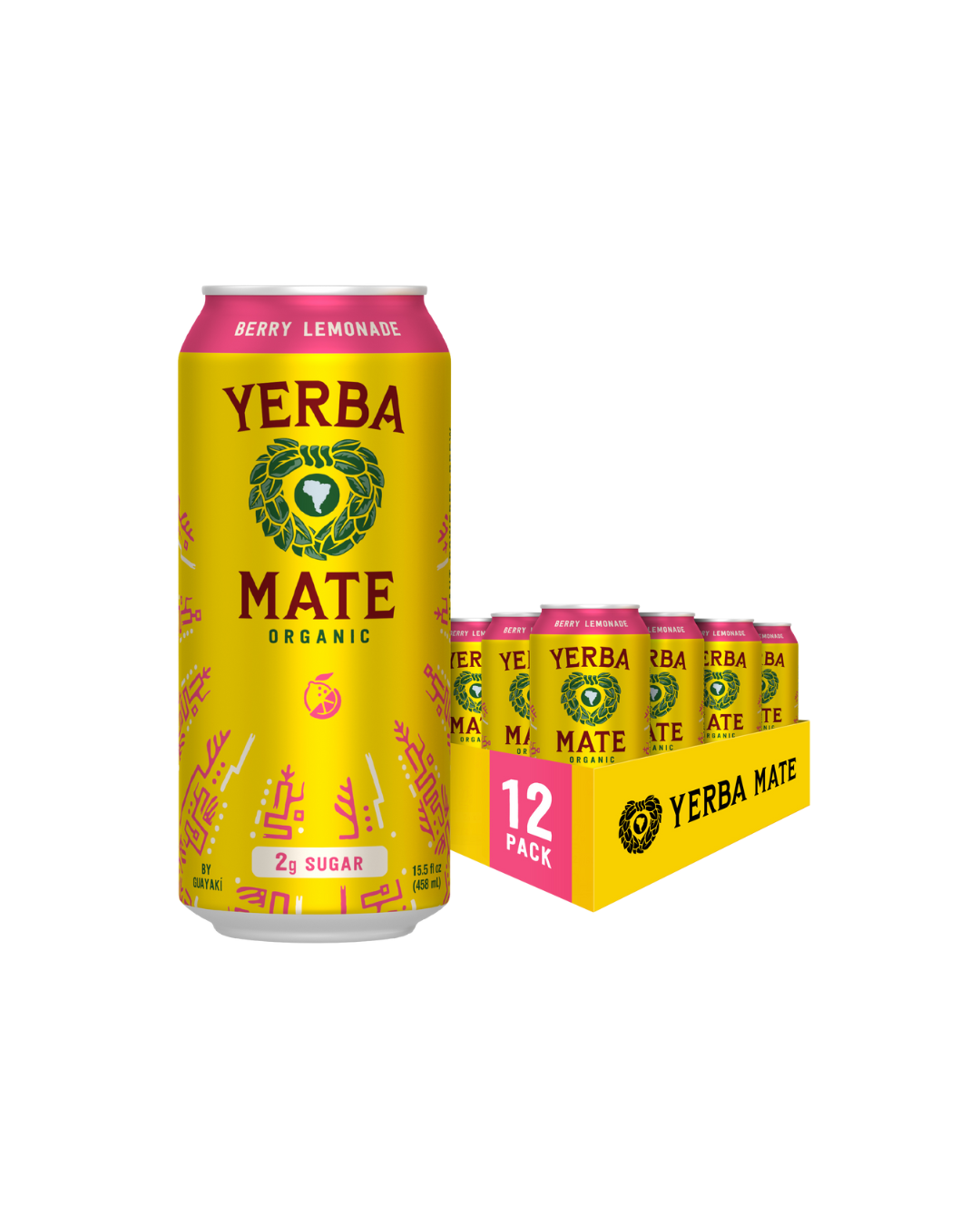 Guayaki Yerba Mate - Berry Lemonade - 15.5 fl oz