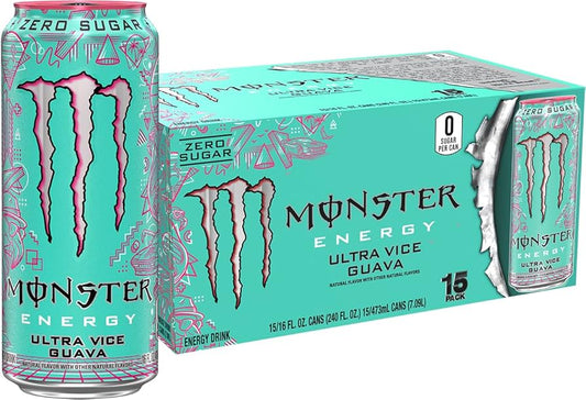Monster Energy 16 fl oz Ultra Zero Sugar - Ultra Vice Guava