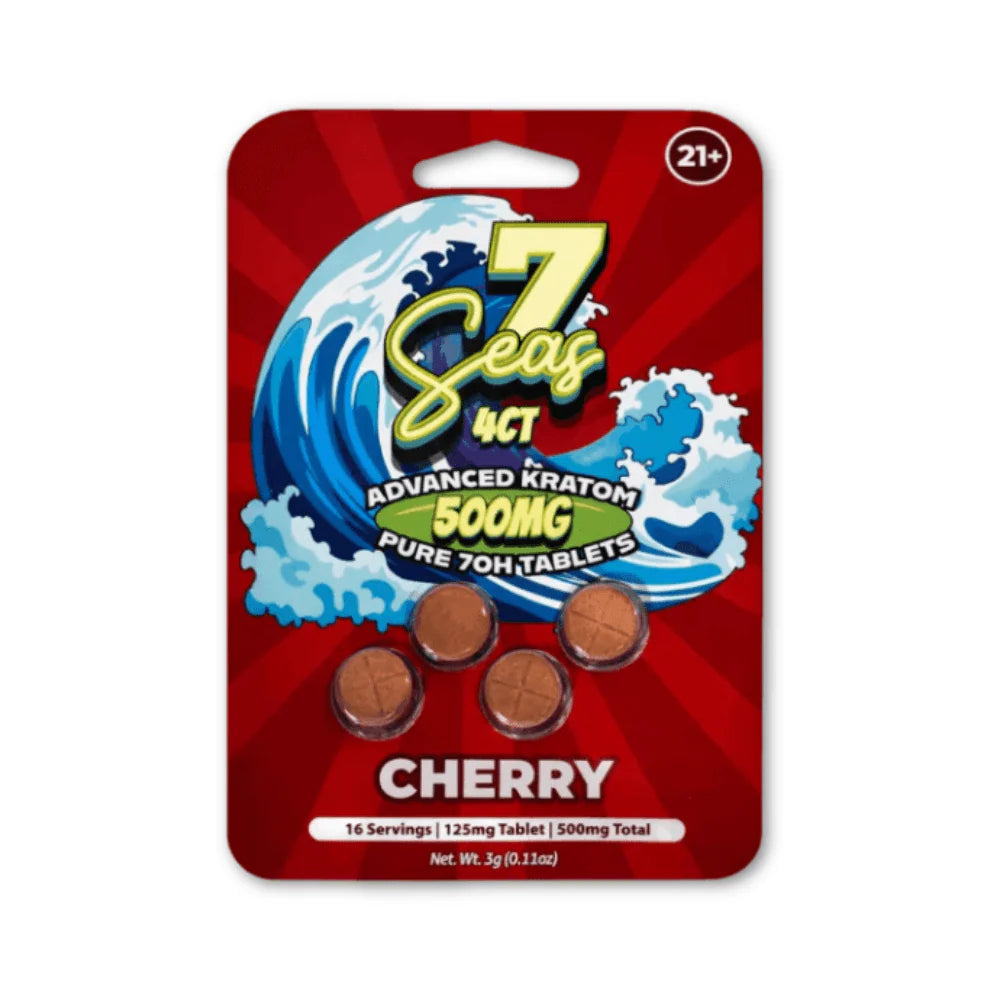 7 Seas 7oh Tablets 4pk - 500mg total - Cherry