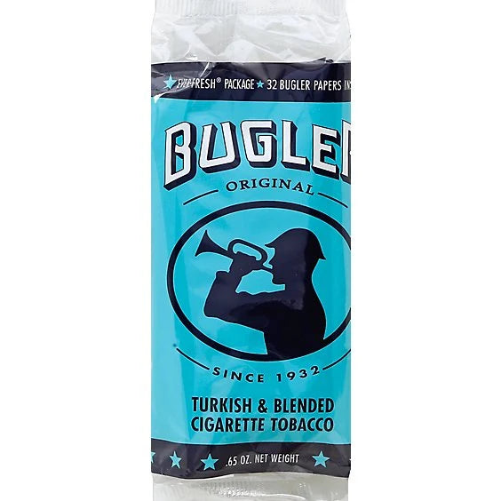 Bugler Cigarette Tobacco Pouches - Original - Rich & Smooth - .65oz