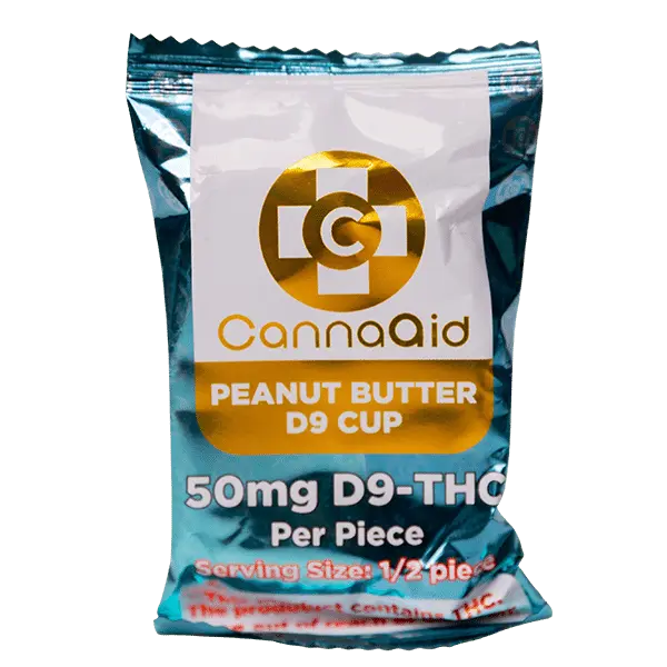 Delta 9 Peanut Butter Cups 50mg