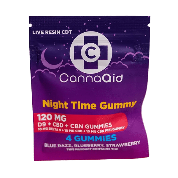 4 ct. THC + CBD + CBN – Night time gummy