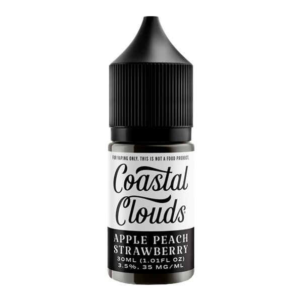 Coastal Clouds 5% 30ml Nicotine Vape Juice - Apple Peach Strawberry