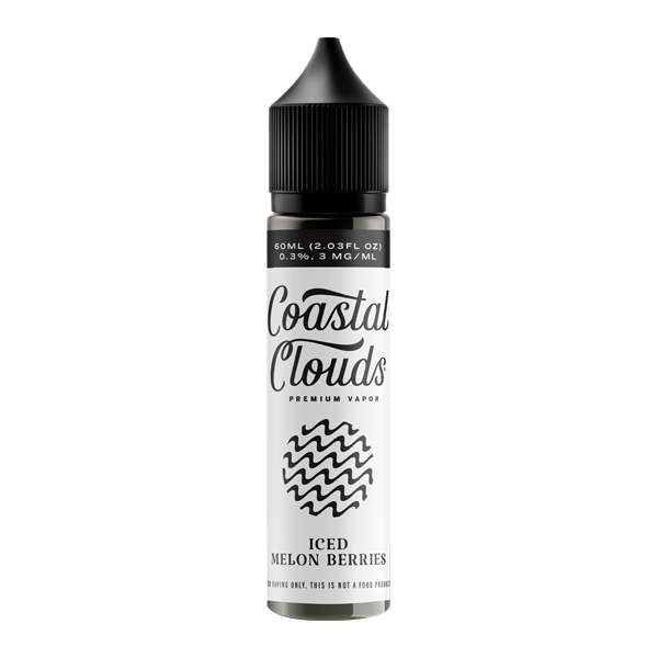 Coastal Clouds .6% 60ml Nicotine Vape Juice - Melon Berries ICED