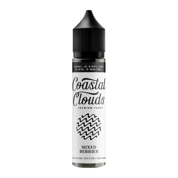 Coastal Clouds .6% 60ml Nicotine Vape Juice - Mixed Berries