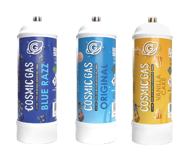 Cosmic Gas 3.3L Tank | Cookies & Cream (For Food Purpose only)