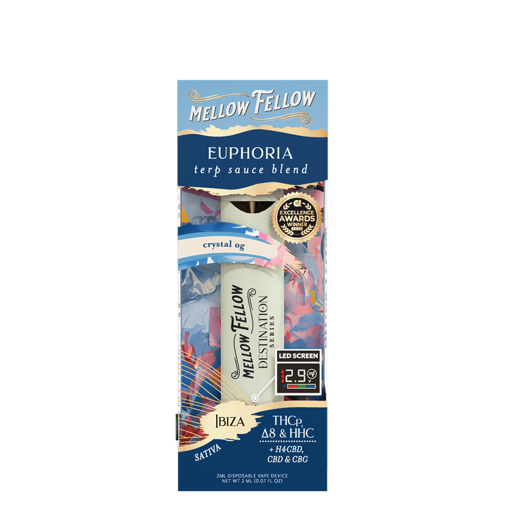 Euphoria - Sativa - Terp Sauce Blend - 2 ml Dispoable - Crystal OG