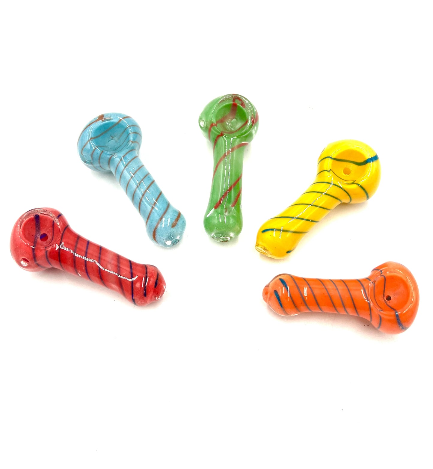Small Frit Spoon w Color Line