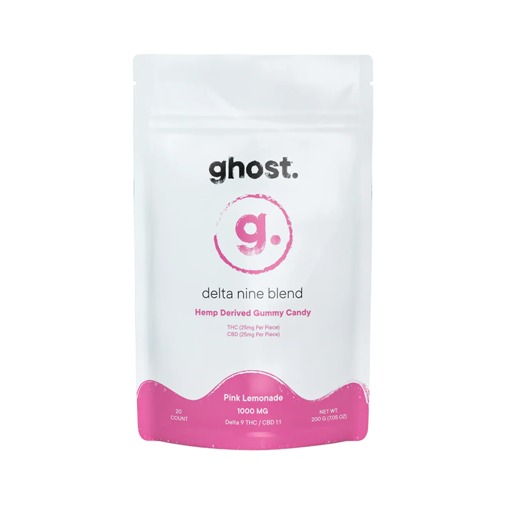 Ghost - Delta 9 Blend Gummy - Pink Lemonade - 20ct 1000mg total