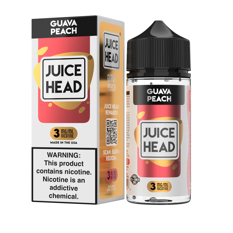 Juice Head 25mg/ml Nicotine Salt - Guava Peach