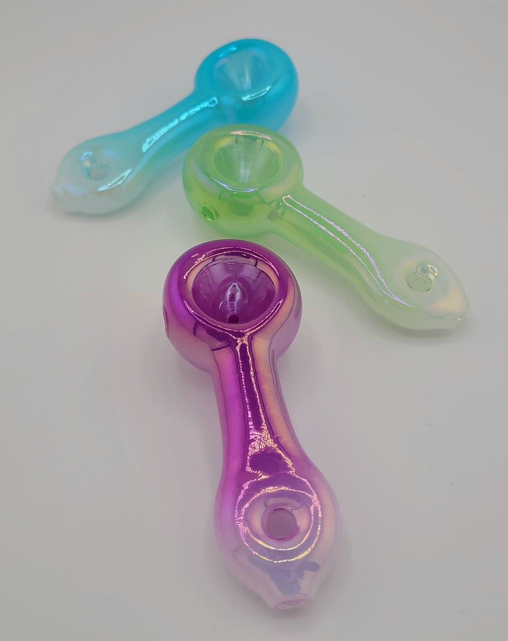 Color Frit Spoon w Donut Mouth