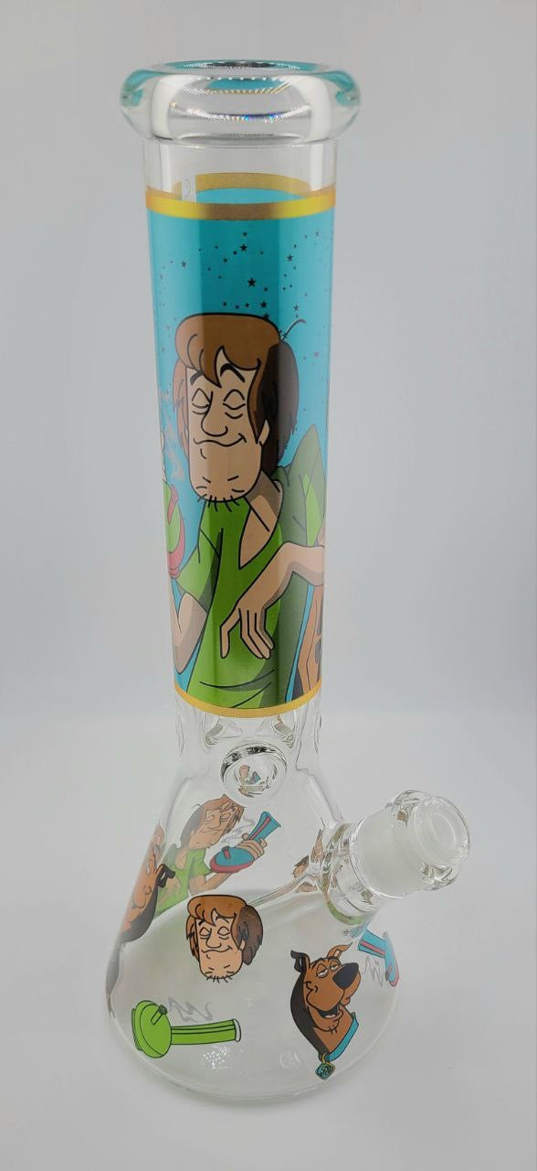 Scoobie Print 7mil Thick Uber Joint Beaker Tube Rig