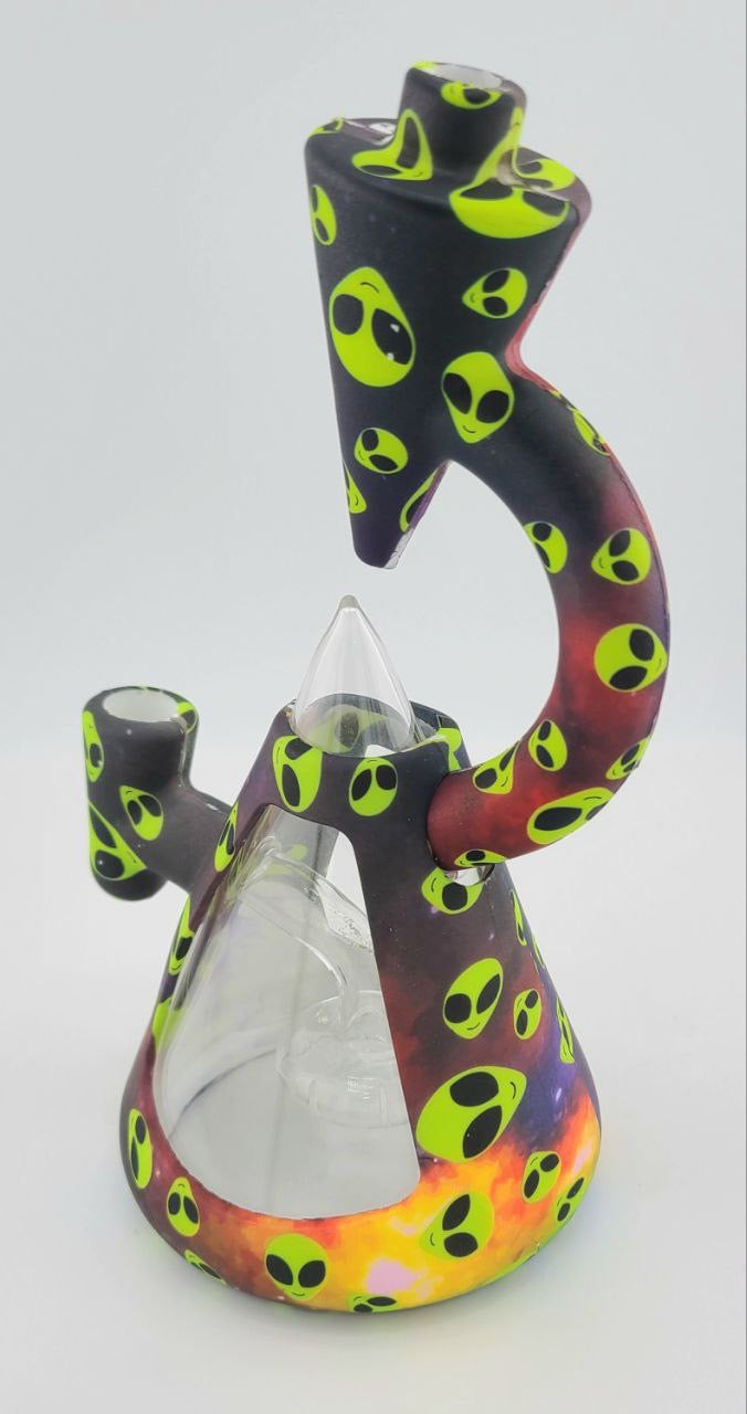 Floating Mouth Silicone Water Pipe Rig