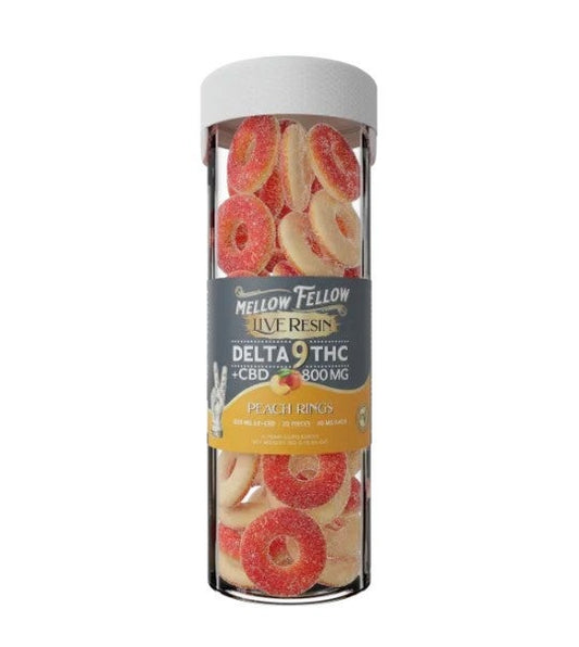 Peach Rings Live Resin 20pc  800mg D9