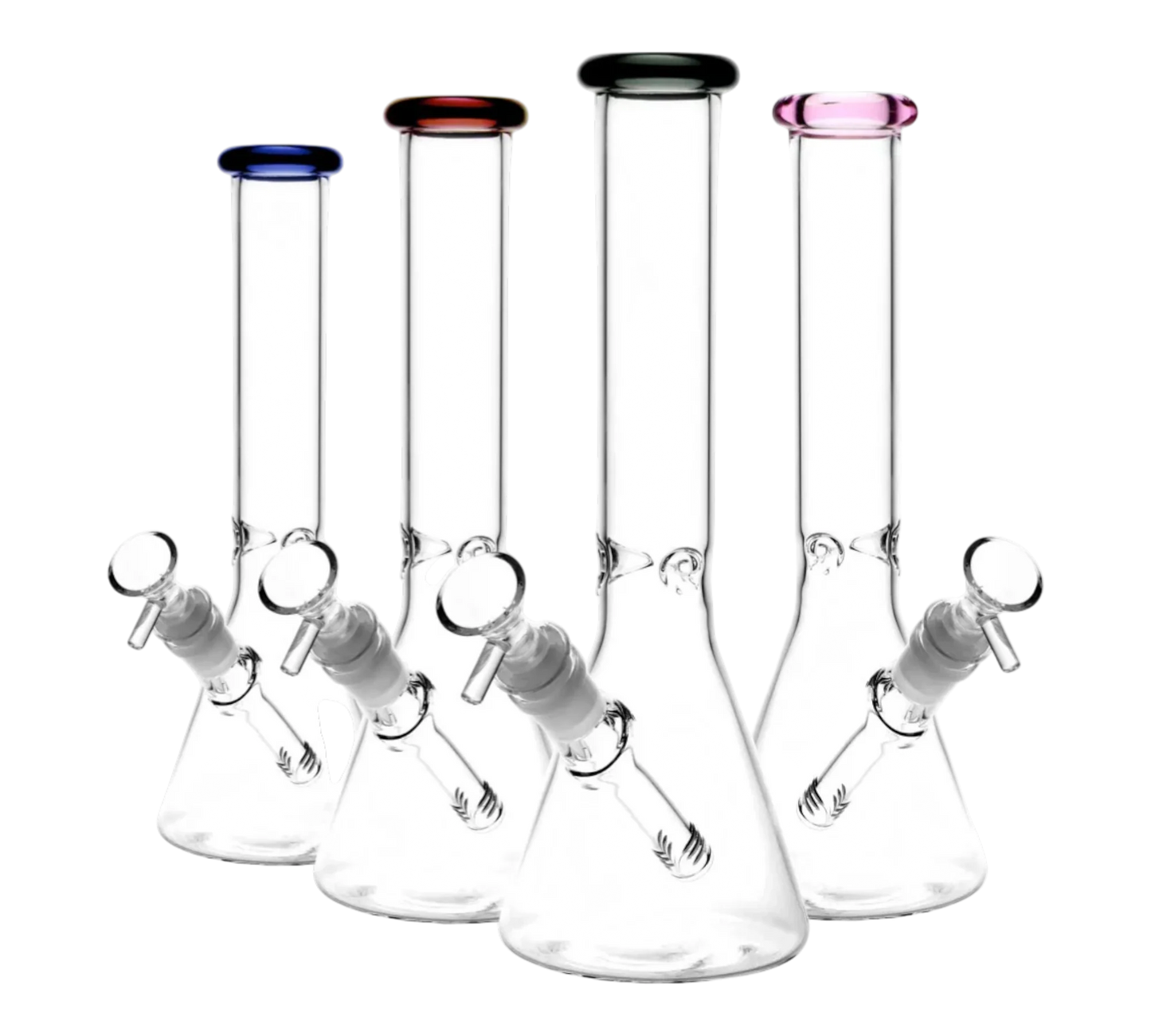 10" Color Mouth Clear Beaker
