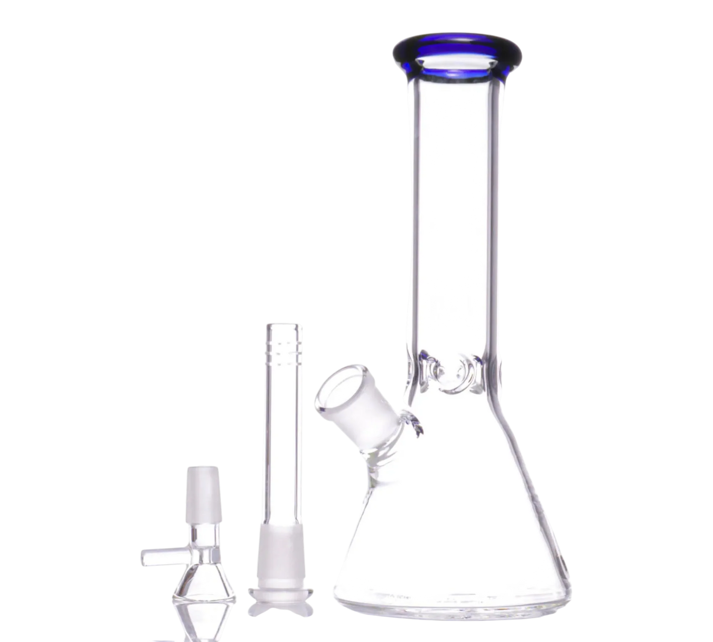 8" Color Mouth Clear Beaker