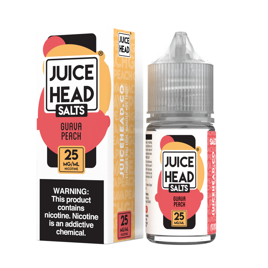 Juice Head 50mg/ml Nicotine Salt - Guava Peach