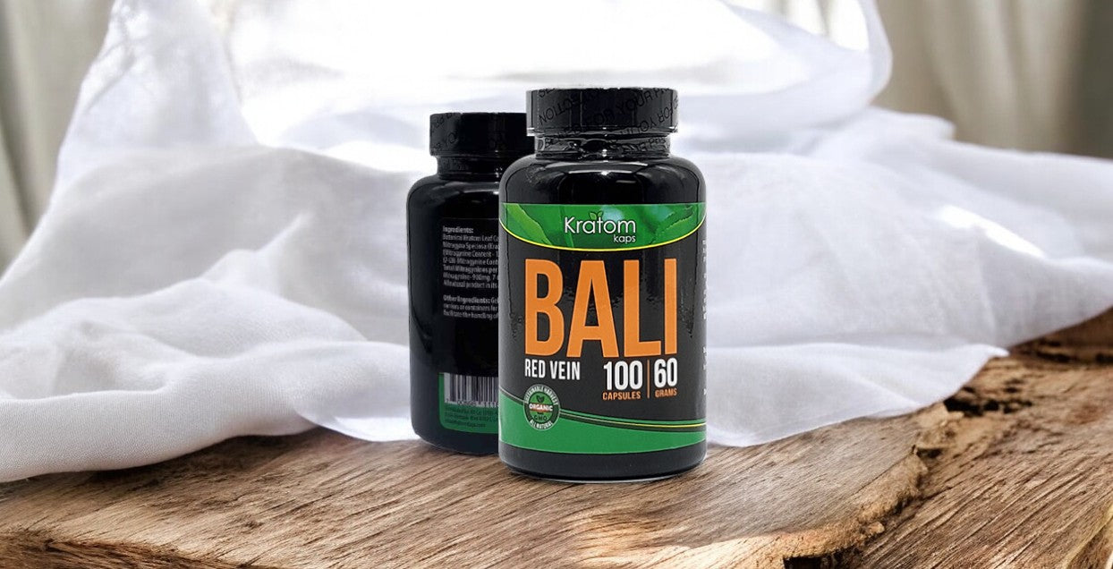 Bali Red Vein Caps 180g, 300 Count Bottle