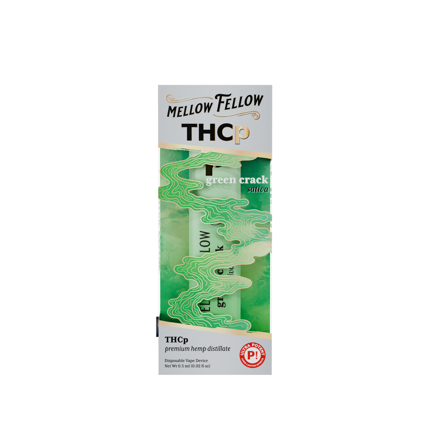 Green Crack - Sativa - THCP - .5 ml Disposable