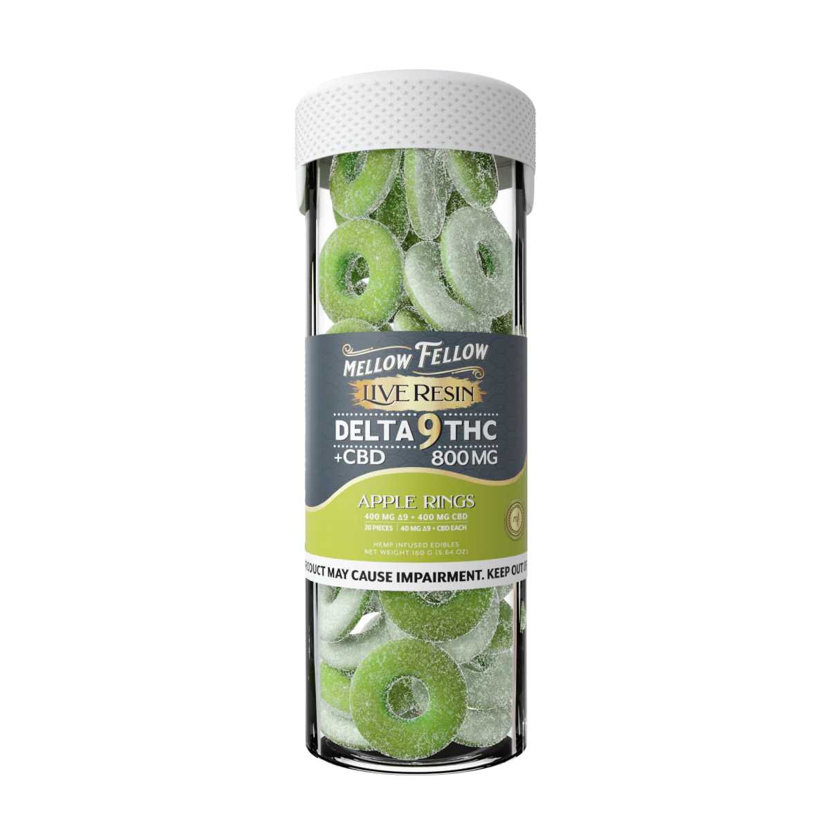 Apple Rings Live Resin 20pc 800mg D9