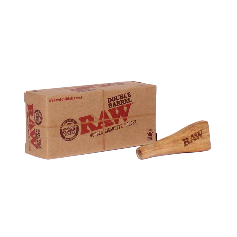 Double barrel Wooden Cigaretter Holder