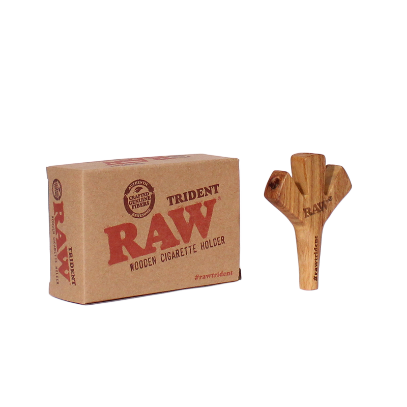 Trident barrel Wooden Cigaretter Holder