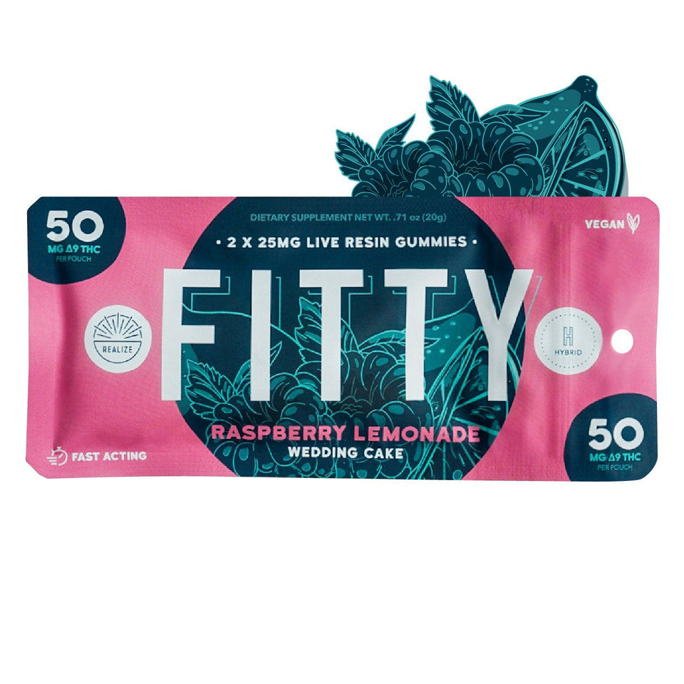 Realize Live Resin Gummies Fitty Pack - Raspberry Lemonade
