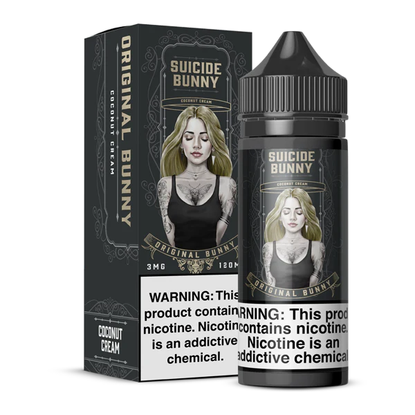 Suicide Bunny 120ml Nicotine Vape Juice - Original Bunny - Coconut Cream