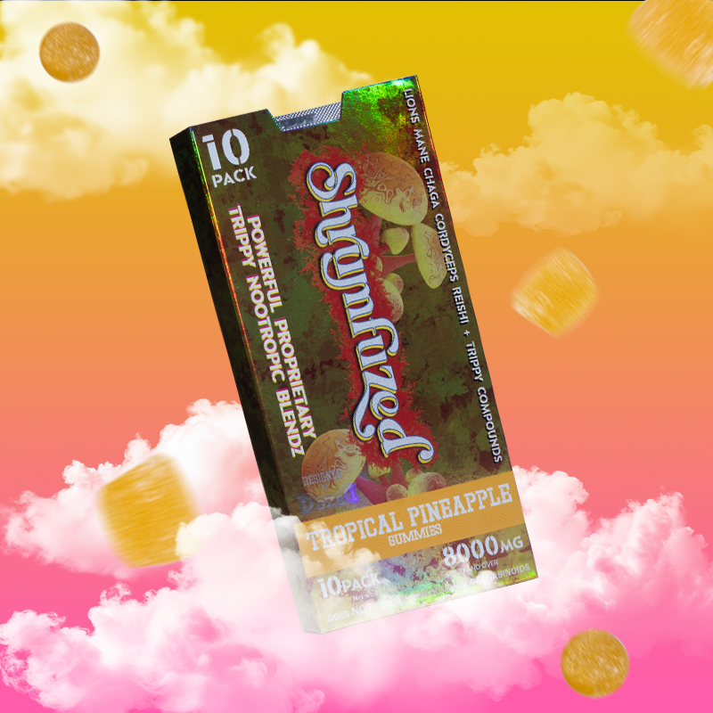 Shrumfuzed 10pk Gummies (8000mg) Tropical Pineapple