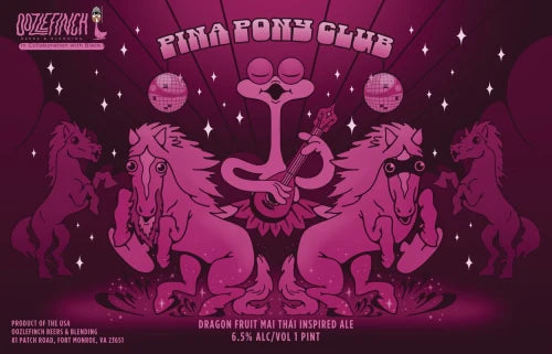 Oozlefinch Pina Pony Club Dragonfruit Mai Thai Fruited Sour Ale - 16oz