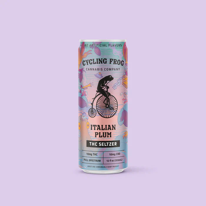 Italian Plum Seltzer 10 mg D9 10 mg CBD