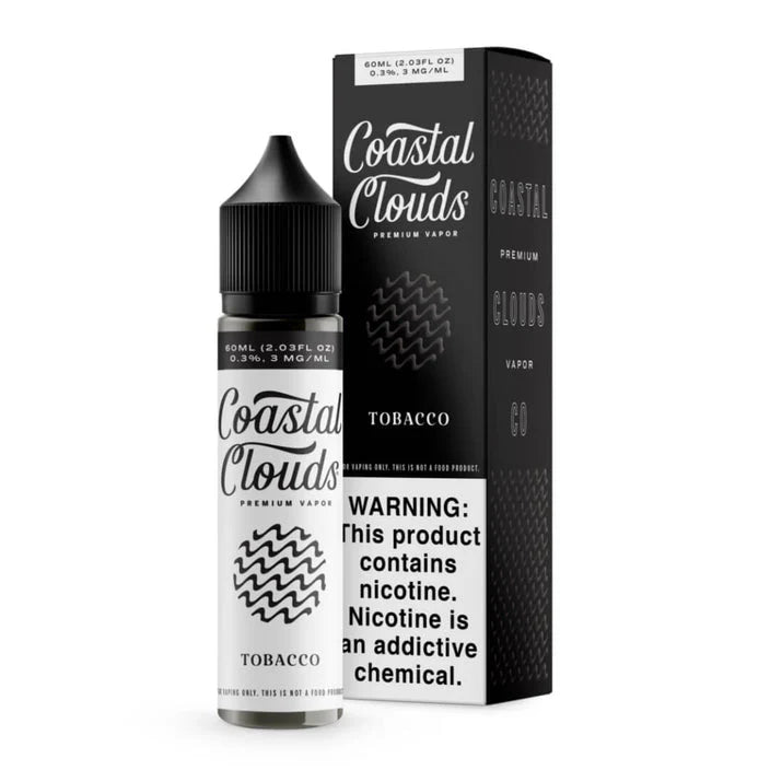 Coastal Clouds .3% 60ml Nicotine Vape Juice - Tobacco