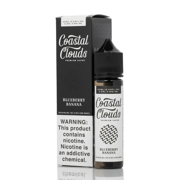 Coastal Clouds .3% 60ml Nicotine Vape Juice - Blueberry Banana