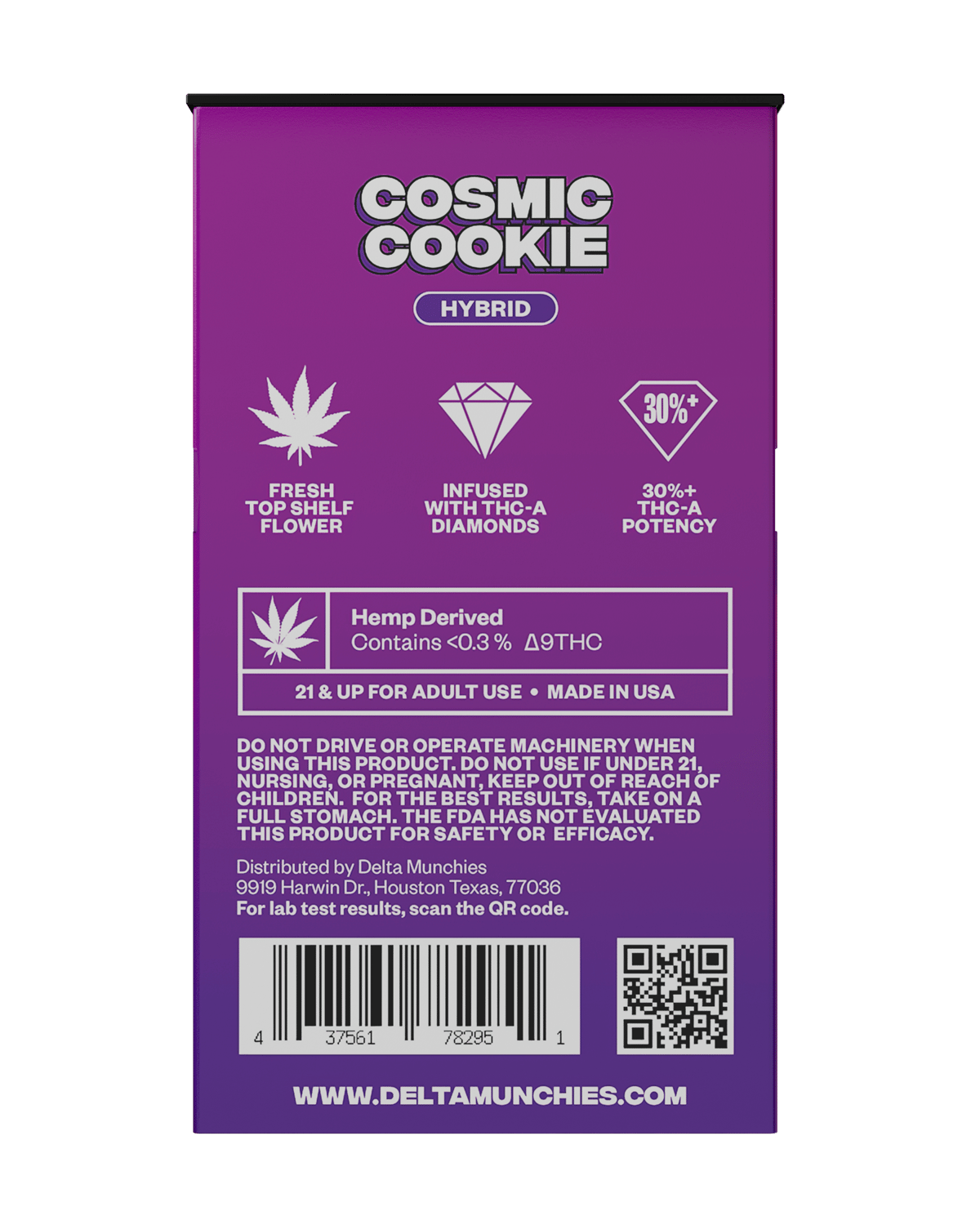 Munchies Cosmic Cookies 5xPrerolls THCA Hybrid