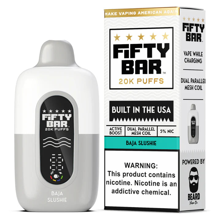 Fifty Bar 20K Puff Disposable Vape - Baja Mango