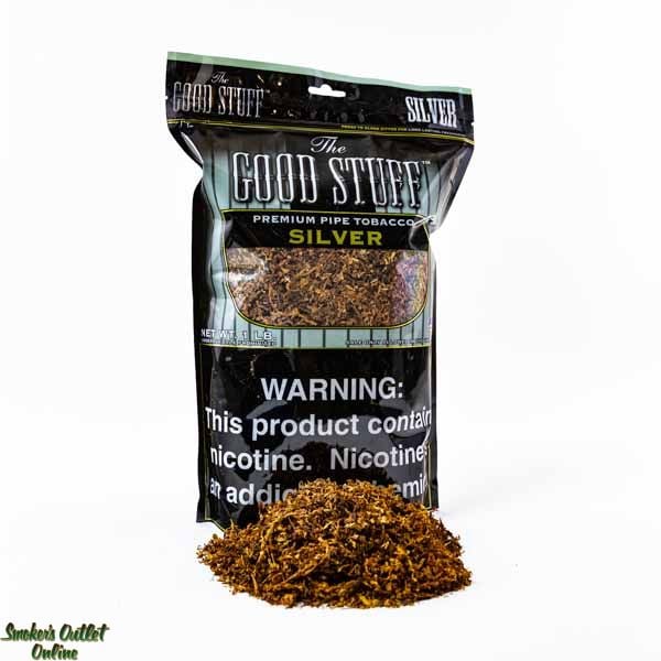 The Good Stuff Pipe Tobacco Silver 1lb Bag
