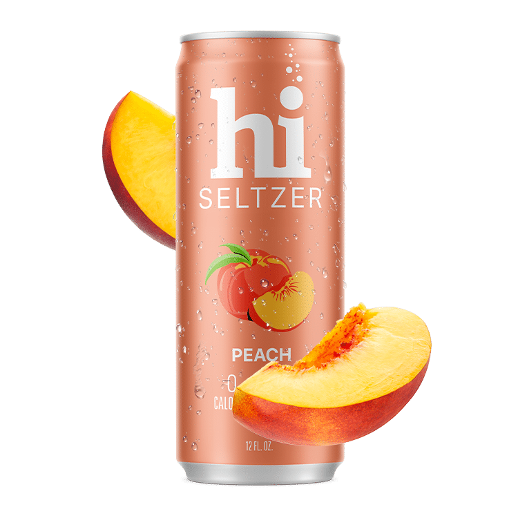 Hi Seltzer 5mg THC Peach Seltzer