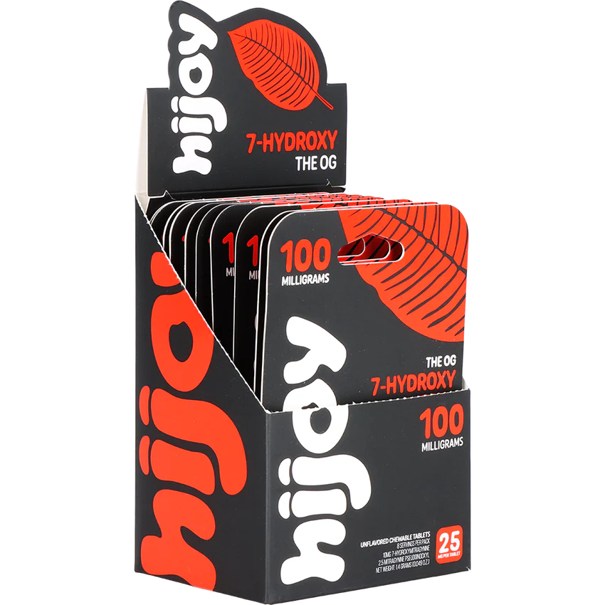 Hijoy 7 Hydroxy w Pseudo Chewa ble Tablets - 100mg pack
