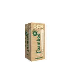 OCB 1 1/4 Unbleached Bamboo Cones - 50ct