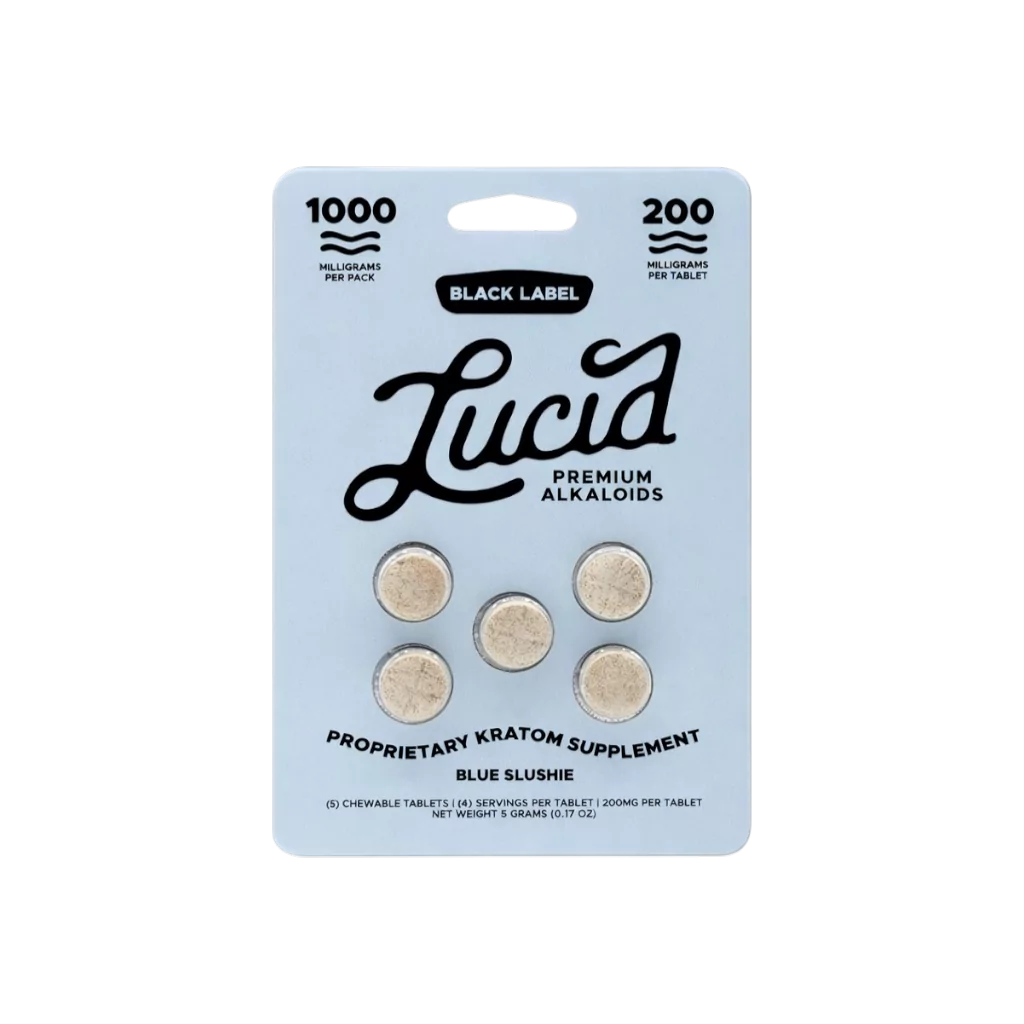 Vivid+ 7-Hydroxy Chewables - Blueberry 200mg Tablets - 5ct
