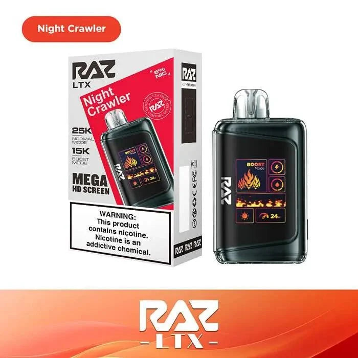 RAZ LTX 25K Puff Disposable Vape - Night Crawler